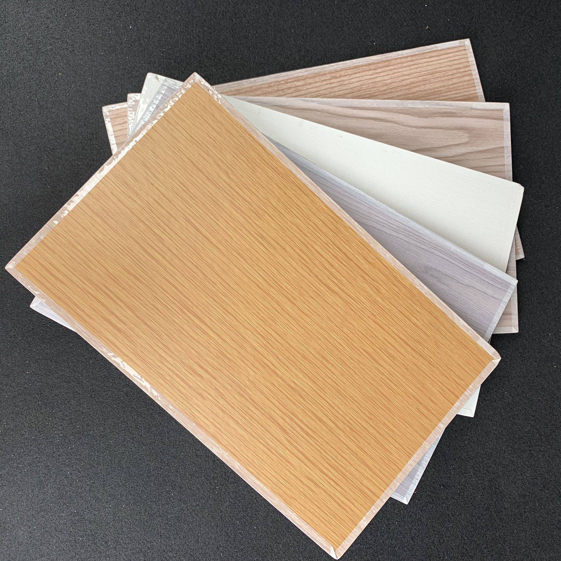 Paint-free gypsum board suspended ceiling partition wall light steel keel paper wood grain home decoration materials office fire brush paint