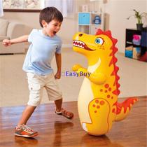 Promotion INTEX dinosaur children inflatable tumbler toy boxing sandbag kids practice Sanda taekwondo props