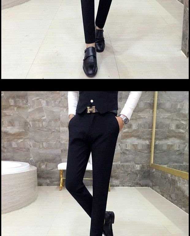 Bộ đồ ba mảnh phù hợp với bộ đồ Hàn Quốc phù hợp với nam Slim trang phục chuyên nghiệp trang phục hôn nhân đại học quần nam