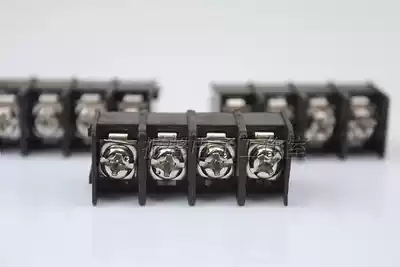 4P terminal block connector 7 62mm can be spliced black