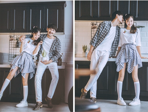 Летний новый фильм башня платье платье тема Съемка одежда мода личность вне пейзажа туристическая улица