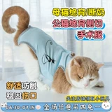 Одежда для стерилизации кошек, хирургическая одежда для кошек, тонкая одежда для отъема, летняя дышащая, послеоперационная защитная одежда для кошек, не вылизывающая и не линяющая