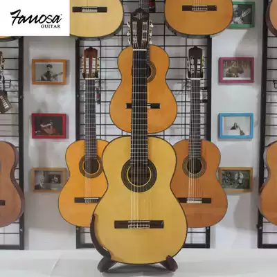 Famosa Famosa Famosa classical guitar FC-70C S full veneer Red Pine spruce 39 inch with elbow guard Shun Feng