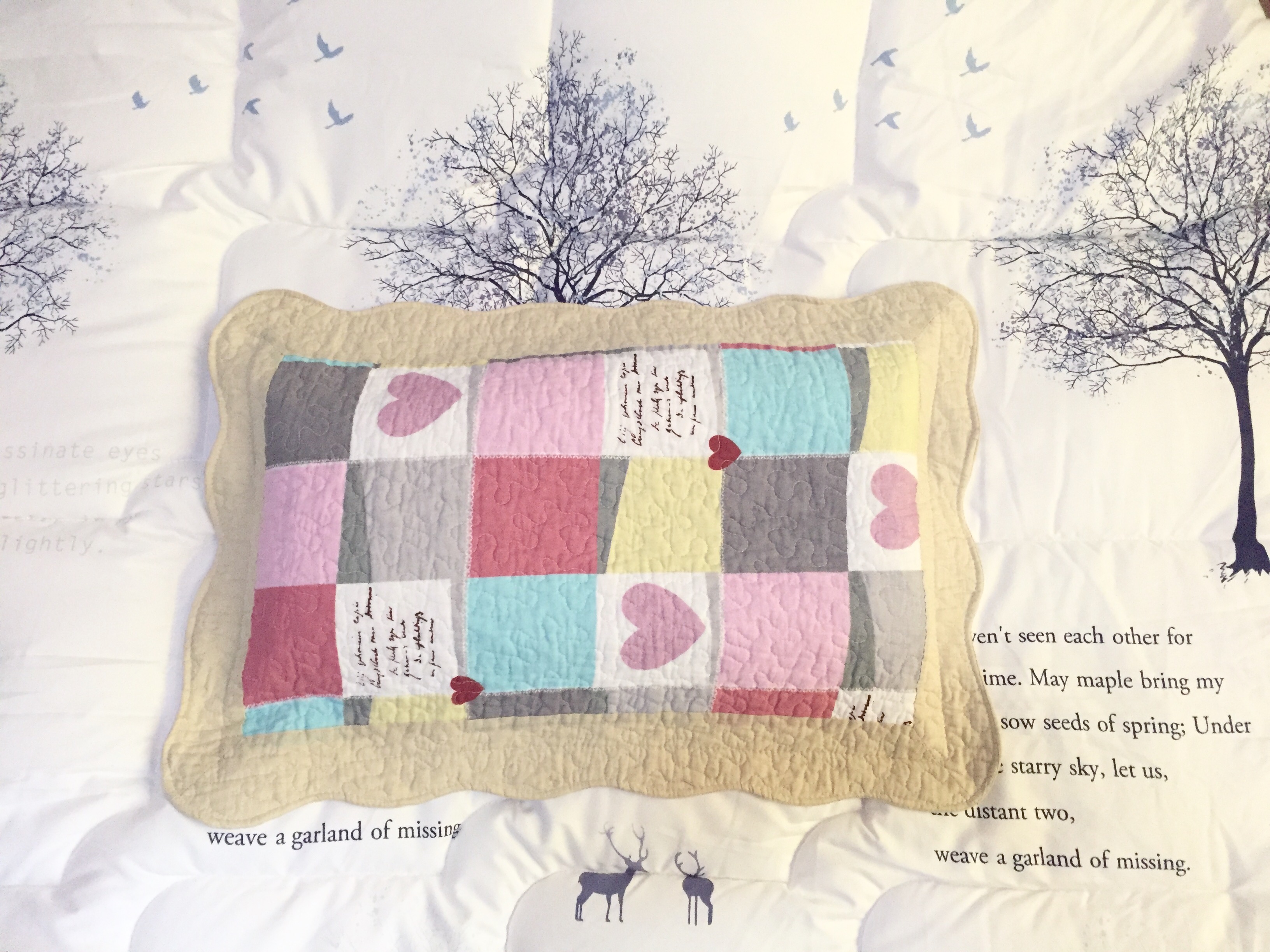 Một trang bị bông quilting vải gối 40,60 + 5cm bông gối đơn gối sinh viên miễn phí vận chuyển - Gối trường hợp gối lock&lock