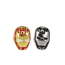 European and American film and television surroundings Avengers 4 final battle Iron Man helmet badge brooch pin small gift