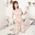 Quần lót nữ mùa thu và mùa đông cổ tròn chạm đáy áo sơ mi Quần bó sát cộng với quần áo nhung mùa thu quần dài quần lót nữ body đồ lót
