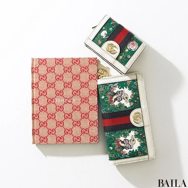 Japan spot Oggi magazine Gucci embroidery pattern notebook hand book color page book gift