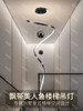 Designer Chandelier for Villa, Light Luxury Villa Duplex Living Room Lamp, Large Hollow Chandelier for Apartment, Open Staircase Lamp