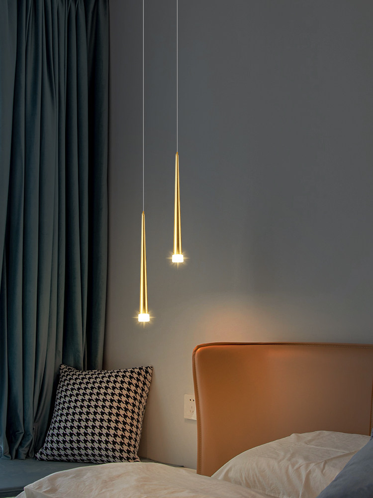 Bedside Chandelier Model Room Light Luxury Crystal Tv Background Wall Bar Counter Front Desk Bedroom Atmosphere Design Small Chandelier