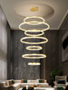 Lamps, Living Room Chandelier, Mezzanine Light Luxury, Simple Modern Chandelier, Led Villa High-Ceiling Duplex Chandelier