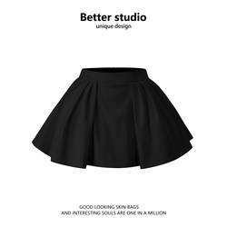 Stylish Ballet Tutu Skirt for Women, 2025 Autumn New High-Waisted Slimming A-Line Short Skirt, Niche Versatile Half Skirt