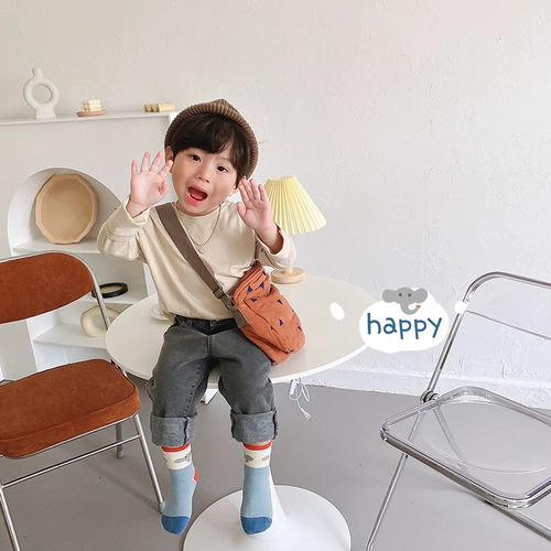 Детские осенние хлопковые милые носки подходит для мужчин и женщин, гольфы, средней длины