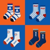 Детские осенние носки, хлопковые весенние гольфы для мальчиков, подходит для подростков, средней длины