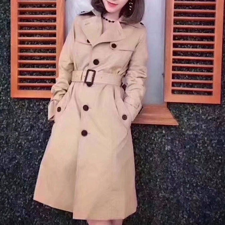 Xu hướng áo khoác dạ dáng dài trung thu Hàn Quốc mùa xuân và thu mới 2021 - Trench Coat