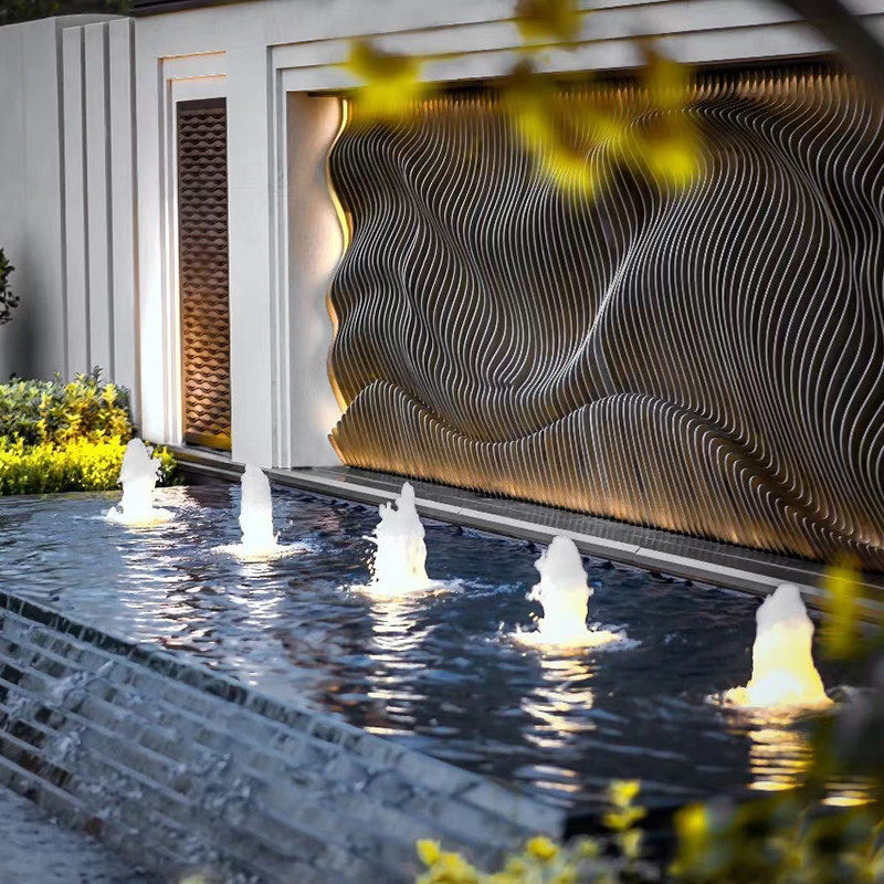 Fountain landscape water landscape fountain square courtyard fish pond decoration landscaping equipment spring water circulation nozzle equipment