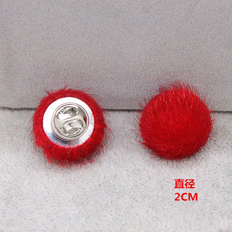 Phiên bản Hàn Quốc của lông giả lông bóng nhỏ chống ánh sáng trâm cài nút áo len cổ áo khóa cổ áo pin chốt khóa phụ kiện ghim cài áo vest nam cao cấp