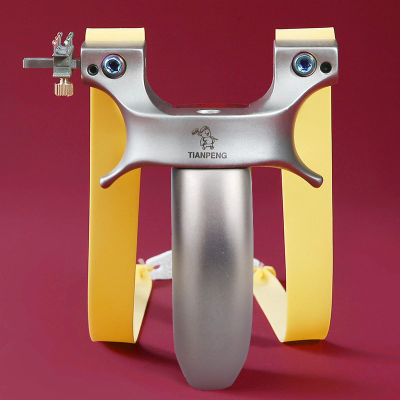 Free-tie flat leather slingshot clamping sheet Tiangong Marshal high-precision power Large anti-Qu alcohol slingshot outdoor ejection toy