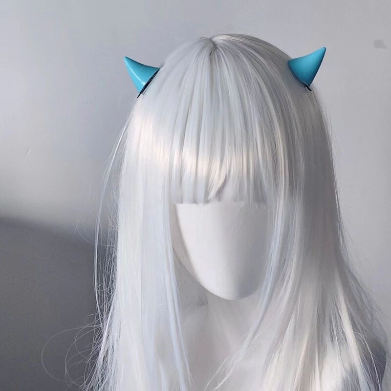 Subculture Devil Horns Hair Clip Y2K Halloween Horn Hairpin Niche Dark Cosplay Hair Accessory Soft Girl Hair Accessory Subculture Devil Horns Hair Clip Y2K Halloween Horn Hairpin Niche Dark Cosplay Hair Accessory Soft Girl Hair Accessory