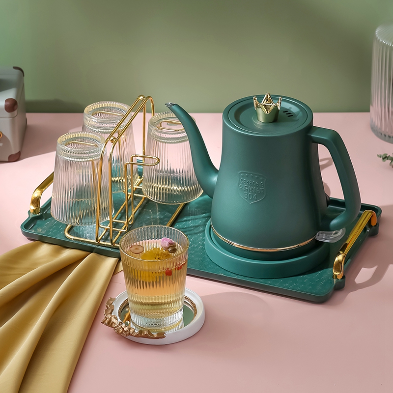 Long-mouth electric kettle household 304 stainless steel kettle for tea special mini small kettle fully automatic