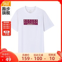 361 sports T-shirt men's 2021 summer new loose casual coat training crew neck pullover thin short sleeve men