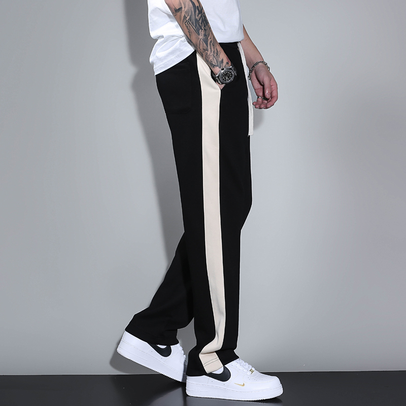 2026 New Casual Pants for Men, Loose Straight-Leg Spring and Summer Drapey Youth Boys' Sports Pants, Trendy Sweatpants