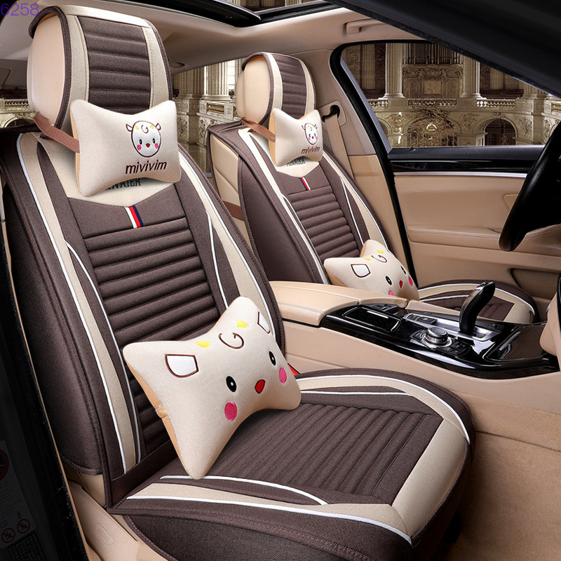 2017 model Foslangyi 1 6L automatic fashion edition four seasons all cloth all surrounded car cushion men and women seat cover