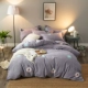 những người yêu thích thủy ngân dệt dày bông chải denim bông khăn trải giường giường chăn 1.8m2.0 mét - Bộ đồ giường bốn mảnh