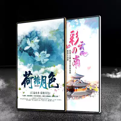 led Ultra-thin light box billboard wall type magnetic advertising light box hanging single-sided customized indoor light box