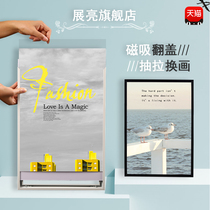 Phnom Penh metal picture frame Gold rose gold aluminum alloy photo frame Black light luxury white poster frame photo frame hanging wall