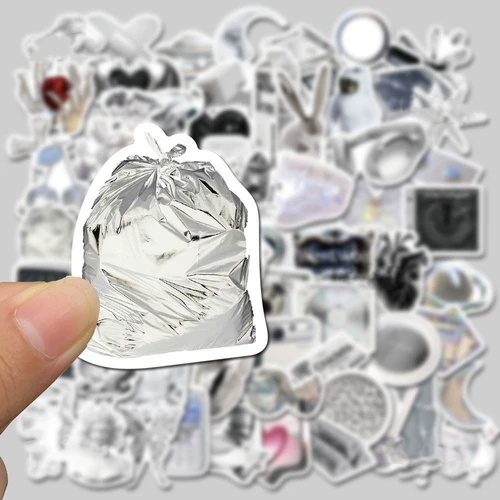 Серебряный декор, креативная водонепроницаемая наклейка, изысканный стиль, широкая цветовая палитра, «сделай сам»