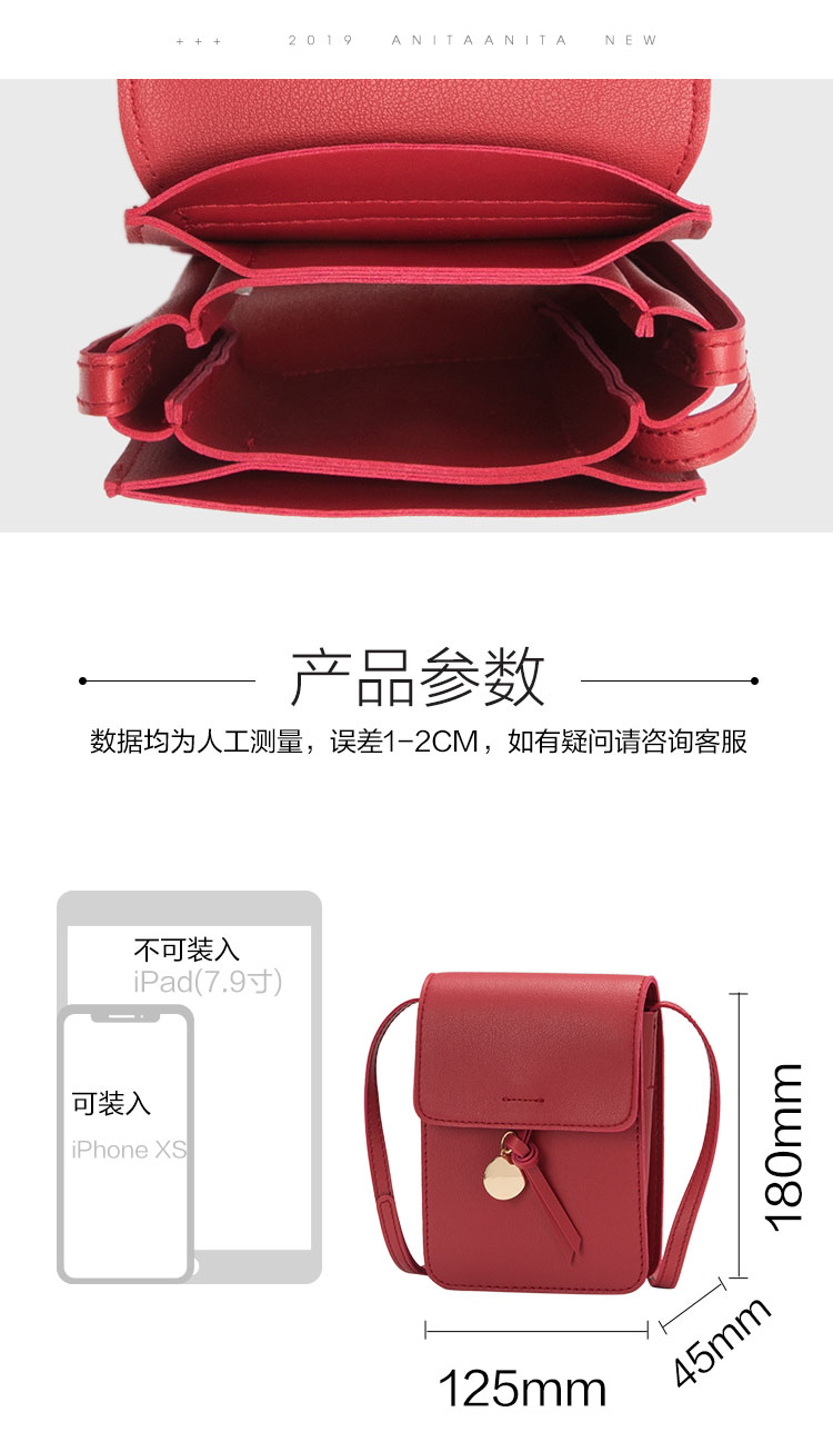 Túi Senma Messenger Nữ Mới 2019 Mùa hè Fresh Fashion Mini Shoulder Bag Nhỏ ck Summer Mobile Phone Bag - Túi xách nữ túi calvin klein nữ chính hãng