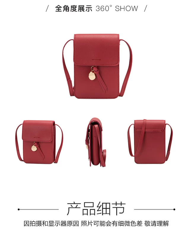 Túi Senma Messenger Nữ Mới 2019 Mùa hè Fresh Fashion Mini Shoulder Bag Nhỏ ck Summer Mobile Phone Bag - Túi xách nữ túi xách công sở nữ