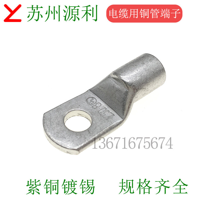 Suzhou Yuanli YL peep mouth copper terminal GTNR50-8 SC50-6 10 12 14 copper tube terminal for cable