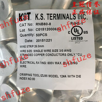 Taiwan KST Jianhe Xing terminal block RNB80-8 round bare terminal copper nose 50 bags