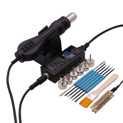Leather worker PIGONG 8858 portable upgrade hot air desoldering station hot air soldering station hot air gun desoldering gun