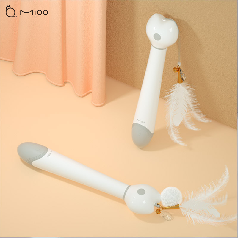 Mioo cat toy self-hi laser pen teasing cat stick telescopic long rod fishing cat stick kitten kitten supplies cat toys