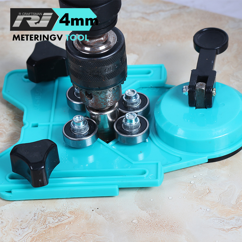 Teboway tile drilling rhinestone locator glass hole punch suction cup drilling vertical fixer adjustable