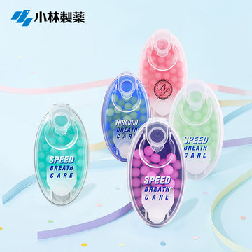 日本小林制药爆珠口香糖12克 3件口味任选清新薄荷接吻糖 网上购物导航网