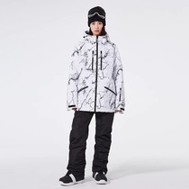 ARCTIC QUEEN ski suit for men and women windproof waterproof breathable and warm single board and double board ski clothes