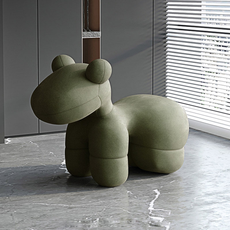 Large animal seat single stool full set leisure chair designer creative sofa chair home children orange