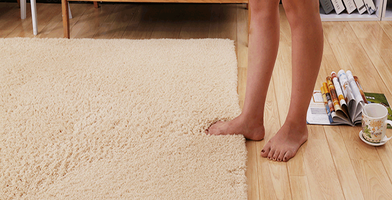 IKEA dày da cừu thảm phòng khách sang trọng bàn cà phê thảm trải giường vải lanh phòng ngủ đầy đủ cửa hàng nhà nhỏ thảm đá chùi chân