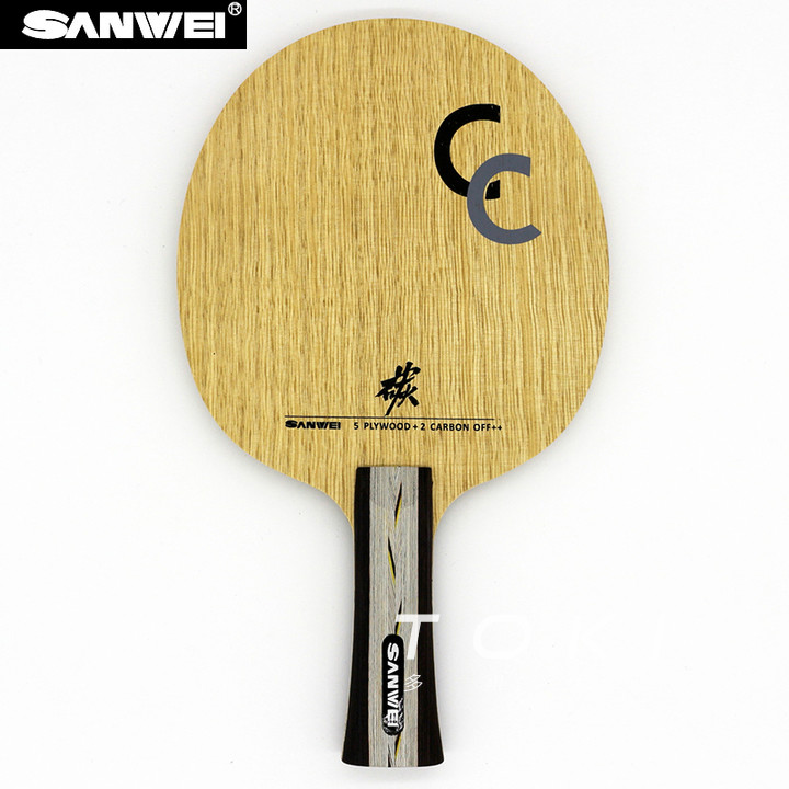 Spot three-dimensional CC carbon fast tapping arc ring ping-pong bottom plate racket cross pat SANWEI CC-Taobao