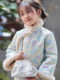 女童棉袄蝴蝶元素旗袍裙秋冬厚款儿童小女孩新中式拜年服唐装裙子
