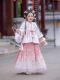 Girls' Pink Ming-Style Hanfu Winter Chinese-Style Children's Little Girl's Mamian Skirt Super Fairy-Like Fleece-Lined New Year Outfit Set
