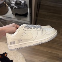 Ready stock 2024 autumn and winter new style customized DIY joint branded beige and gray men and women casual sneakers for street dance