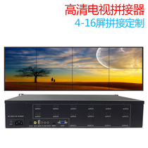 hdmi high definition tv splicing box video screen splitting 1 in 6 out 9 out 16 out large screen splicing controller