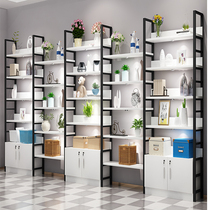 Shelf display rack household container display cabinet display rack beauty salon cosmetics product shelf multi-layer with lock