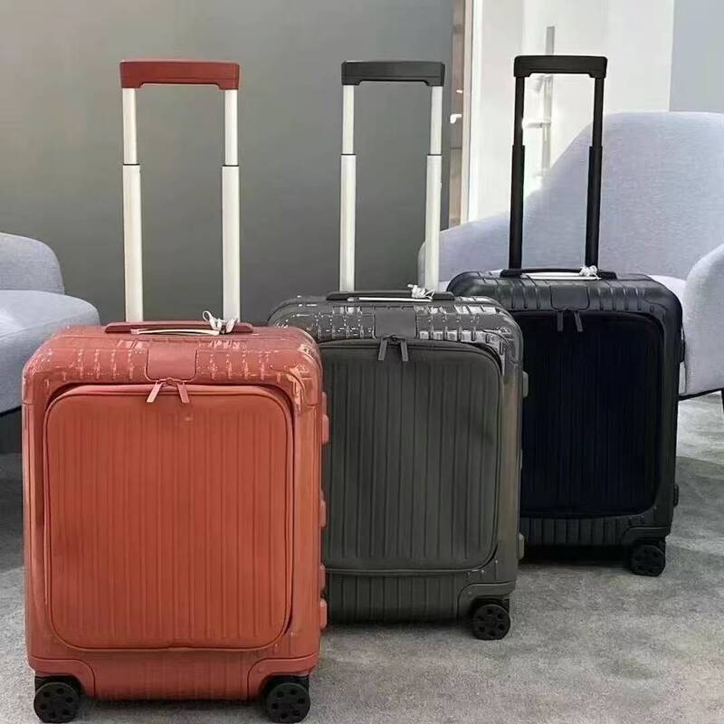 New R Brand Same Model Essential Sleeve21 Carry-On Suitcase with Front Opening for Business Travel Trolley Luggage New R Brand Same Model Essential Sleeve21 Carry-On Suitcase with Front Opening for Business Travel Trolley Luggage