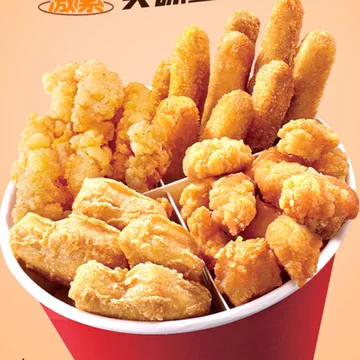 任选8件！凤祥炸鸡鸡米花小酥肉鸡柳4斤组合