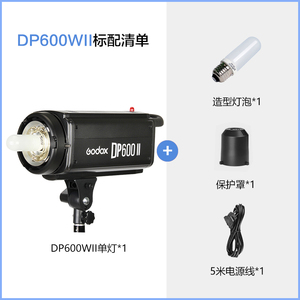 神牛DP600W二代摄影灯套装影棚影室闪光灯人像拍照模特拍摄柔光灯